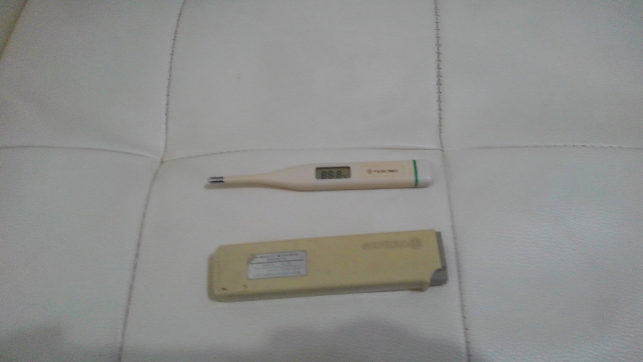 歩兵25連隊 実家の体温計 なんと35年以上電池交換せずにいまだ現役 テルモc21という機種 凄すぎる