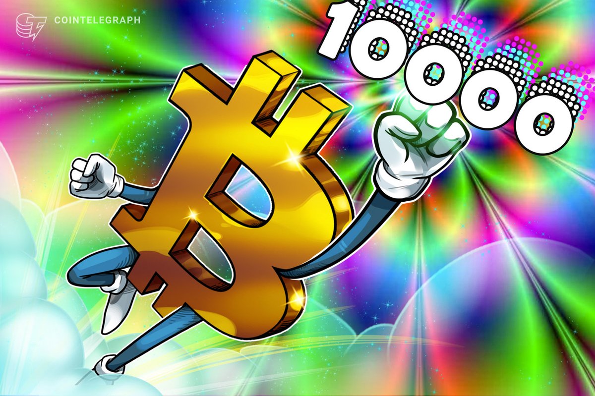 Cointelegraph's tweet image. 10K ! #Bitcoin