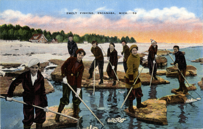 MichiganHist's tweet photo. Women smelt fishing at Escanaba - ca 1930s-40s (BHC)
#Escanaba
https://t.co/Zc6NnSBOFo https://t.co/9hKIDAfFMZ