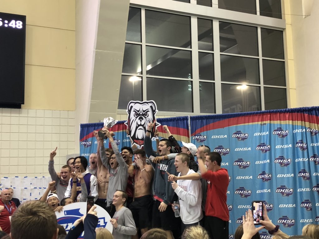 Boys Swim and Dive wins the State Championship!!!!