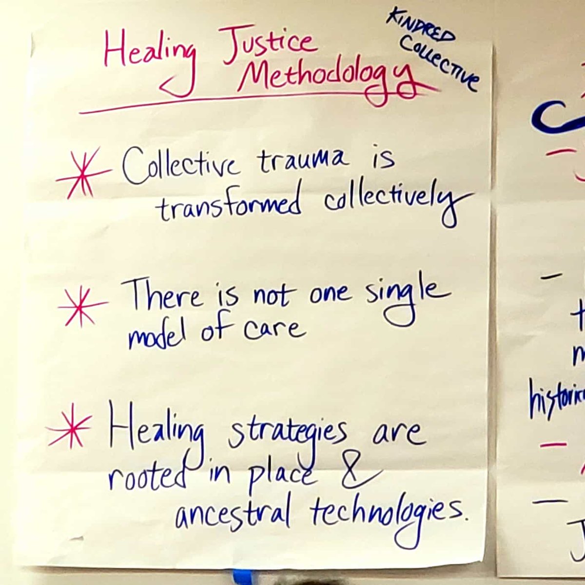 Grateful for today's 'Rooting in Healing Justice' workshop led by Cara Page & Adaku Utah, organized by @prisonculture Rooted in the legacies of Black & Communities of Color, ancestral communal ways of practicing healing & resistance. #healingjustice #community #collectivecare