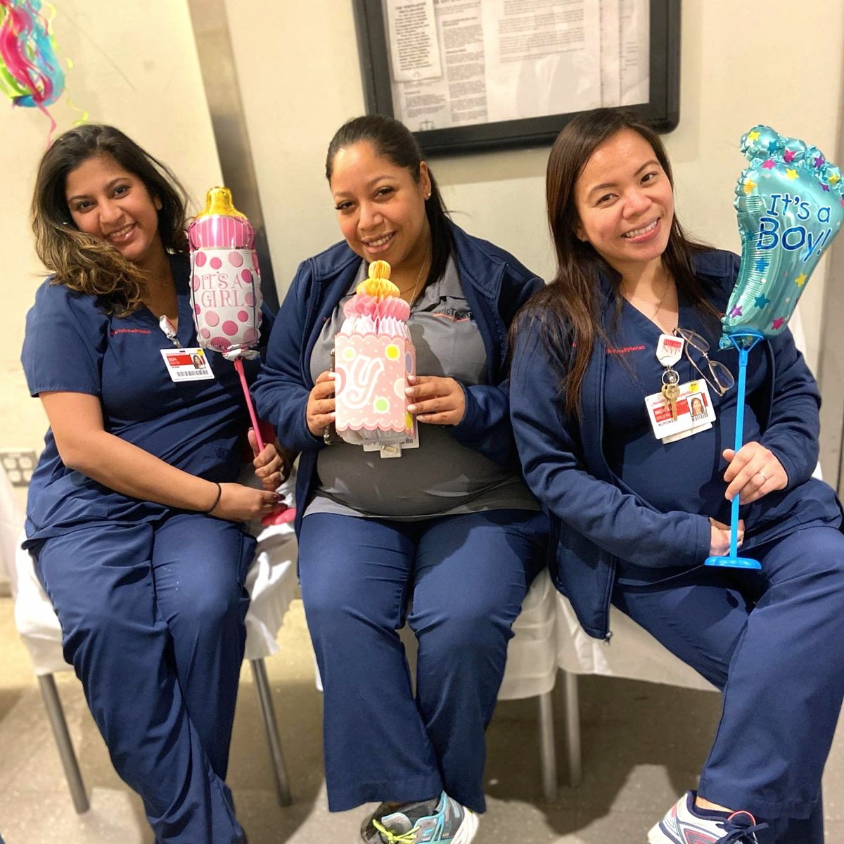 <a href="/TeamColumbiaED/">Team Columbia ED</a>'s #Epic weeksary done right with a triple baby showER celebration for our expectant mothers Shilpa, Natalia and Michelle. Congrats ladies!!! 👶👶👶