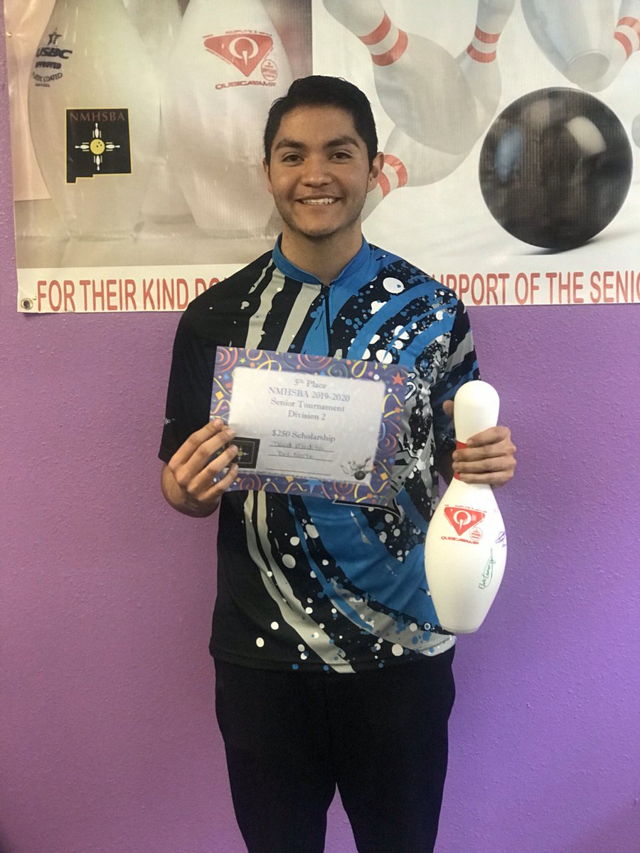 debmomof4's tweet photo. Del Norte Knight Seniors did a great job! 120 seniors competed today in the NM High School Senior Bowling Tournament for over $10,900 in scholarships!
DNHS has 8 bowlers. 3 of our 8 bowlers made it through the 4 qualifying games into the match play #dnhs, #dnhsknighs, https://t.co/HpEksAfrYH