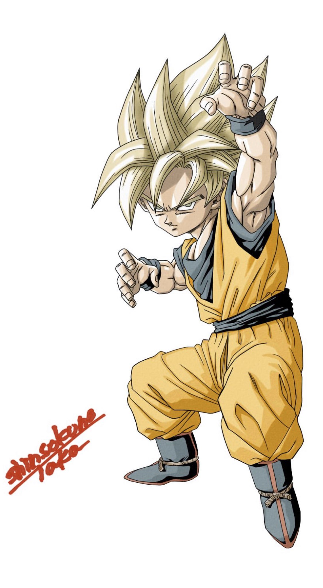 Twitter 上的 神速の鷹 2 9 日 18 00公開のyoutube動画は ドラゴンボールイラスト スーパーサイヤ人孫悟空 デジタル筆塗りでアナログっぽく仕上げました 下描き 色塗りまで 是非 見てみてね 途中経過はコメント欄に 神速の鷹 スーパーサイヤ人