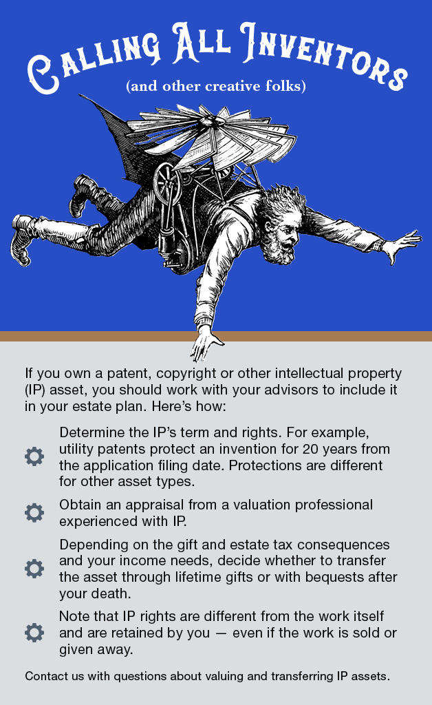 RohmandRohmCPAs's tweet photo. If you own IP, include it in your estate plan:  https://t.co/WOq6PhMUoY https://t.co/18XrRCwX28