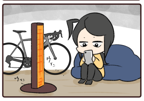強風だけは許せない自転車乗り 