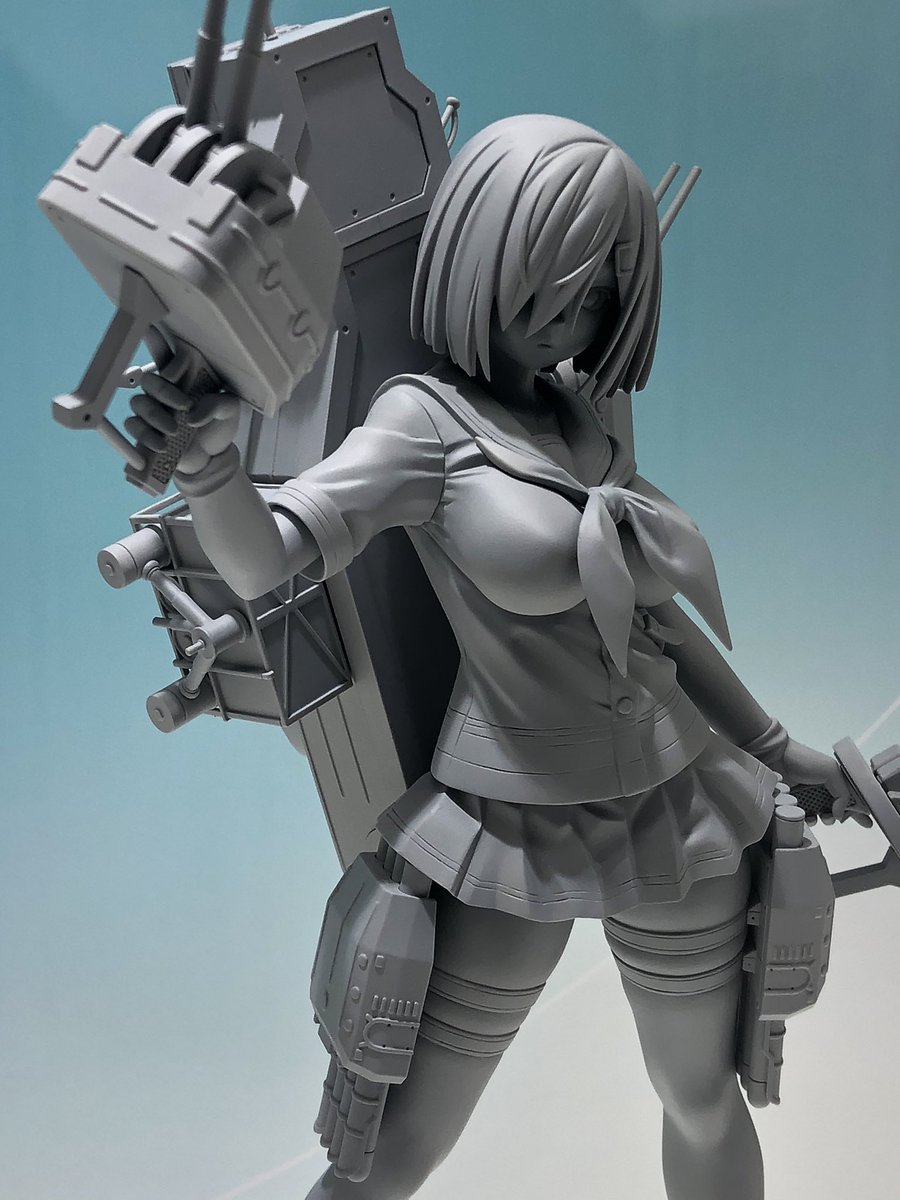 情報弱者 Amakuni ホビージャパンの浜風のフィギュアの彩色前見本を観てきた 格好良いけど やっぱりおっぱいがしゅごぃ 流石おっぱい じゃない乙改 Wfw Wf冬 ワンフェス 艦これ 浜風 浜風乙改