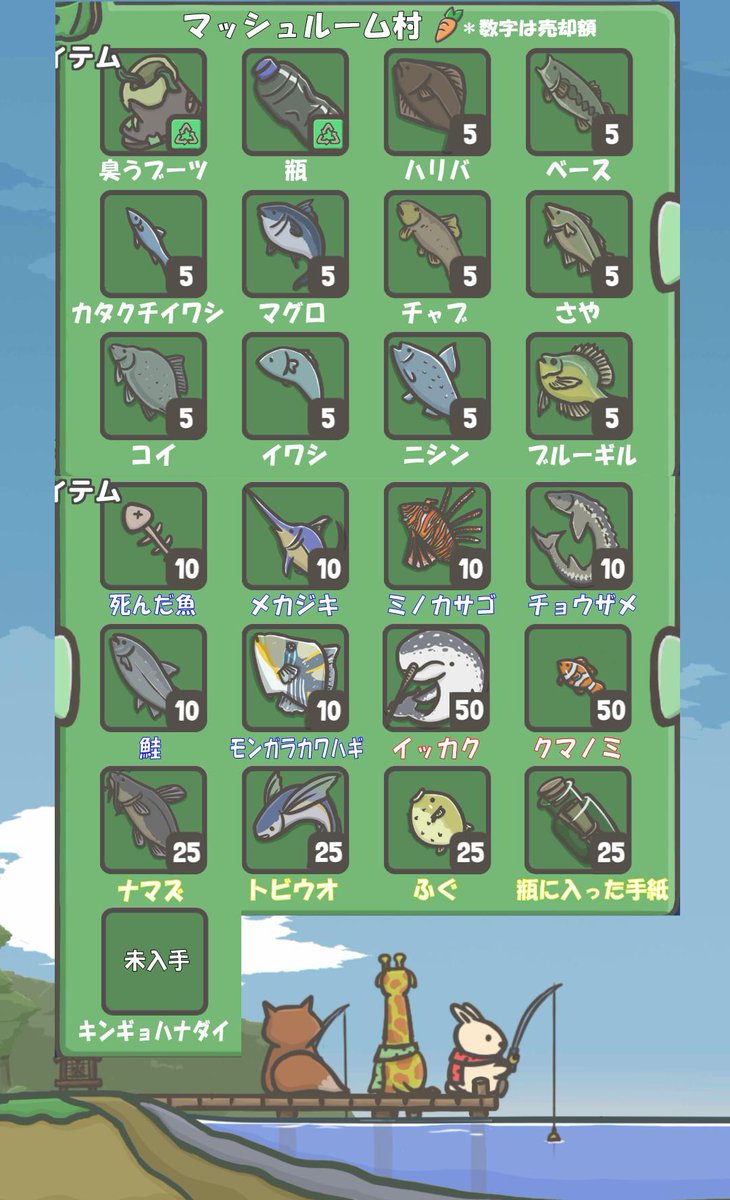 ニャン魂 ツキの冒険 Tsukiadventure お魚一覧 更新しました 私が現時点釣りで集めた魚達 未入手 森 メンダコ 情報有 5時台 村 キンギョハナダイ 情報求む 釣れる時間帯ご存知の方 情報宜しくお願いします 他にもココに無い魚 ニャン魂 ツキの冒険 Tsukiadventure お魚一覧 更新しました 私が現時点釣りで集めた魚達 未入手 森 メンダコ 情報有 5時台 村 キンギョハナダイ 情報求む 釣れる時間帯ご存知の方 情報宜しくお願いします 他にもココに無い魚