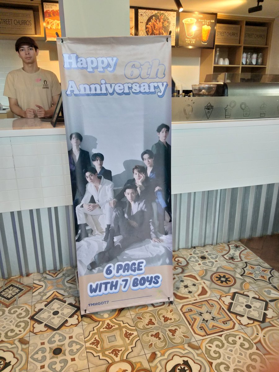 TakeMyHand_GOT7's tweet photo. Happy 6 Page with 7 Boys ๐
#GOT7ย #TakeMyHandGOT7 #IThinkILoveJBDay #6YearsSpinningWithGOT7
#6thPageWithGOT7 https://t.co/3H8hmzE9z2