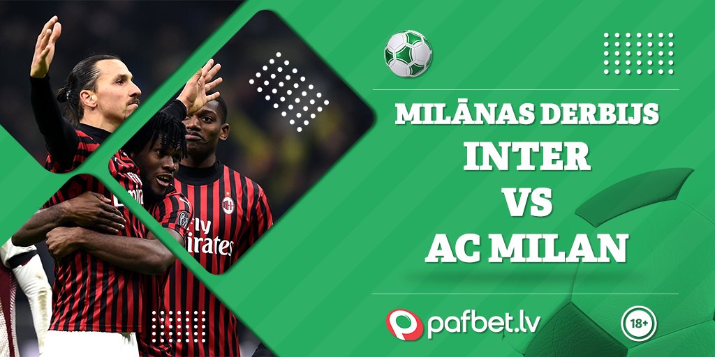 pafbet's tweet image. Milānas derbijs. Īpaša spēle Zlatanam, kurš karjerā ir spēlējis un ticis pie trofejām abās komandās. Likmes šeit - ej.uz/xoj3