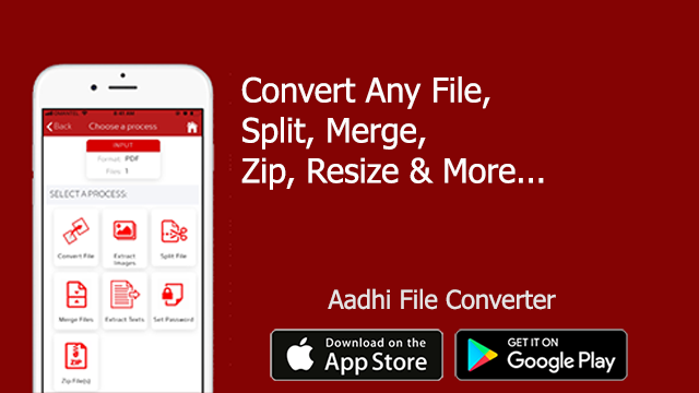 FileAadhi's tweet image. iOS &amp;amp; Android All in One App for Files: Convert any File, Zip, Split, Merge, Resize &amp;amp; more features. Install: bit.ly/aadhifile