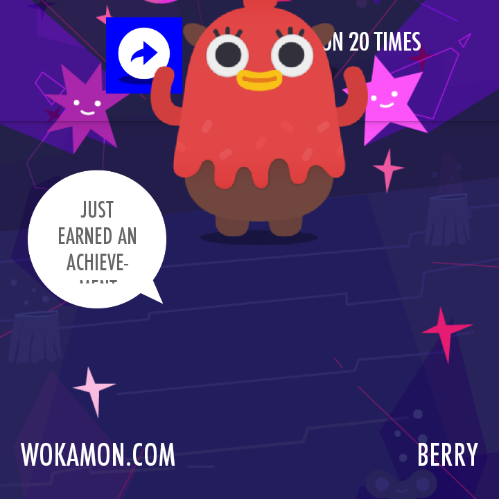 jessicaks's tweet photo. I've just unlocked an achievement with my #Wokamon berry! @fitbit #Fitbit https://t.co/OAcuAIbRk6 https://t.co/PyhHplWSBs