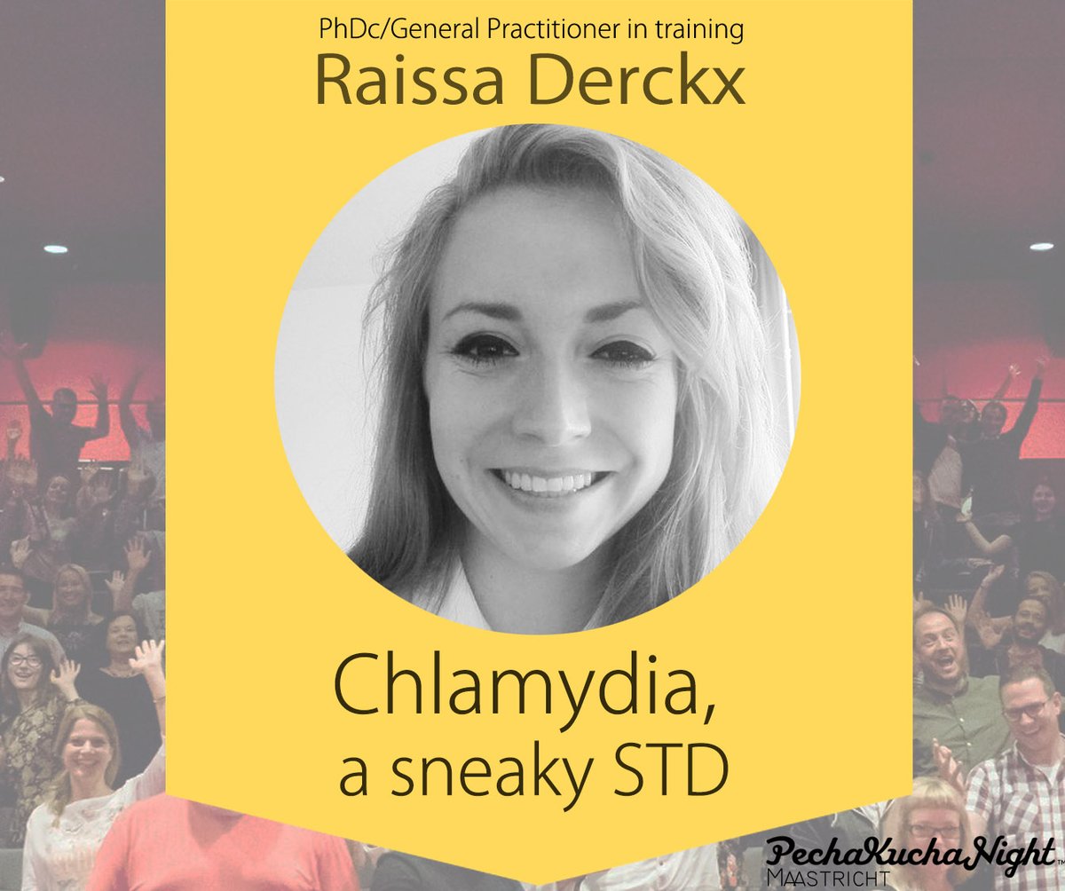 PechaKucha_MTR's tweet photo. Raissa Derckx wants to empower people to talk to their GPs about sexual health, even though at times it feels intimidating. In her #PechaKucha speech, she will talk about the importance of improving chlamydia care.๐Get your tickets: https://t.co/HCDA5a9KUP
#pkmaastricht #ipk20 https://t.co/RWVS5og2L5