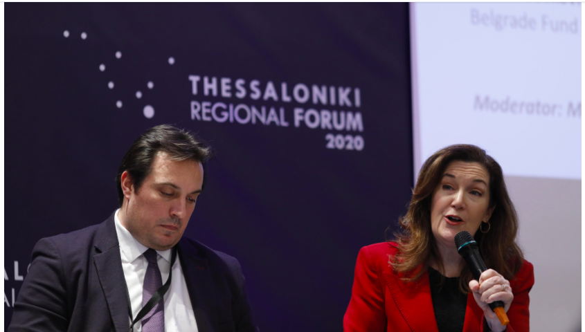 TheresaAFallon's tweet photo. It was an honor to speak on the panel "The Balkans as a field of wider Geopolitical Contest: old players and new stakes" at #ThessalonikiRegionalForum #TRF20 @ThessalonikiRF https://t.co/ALONWfQk72