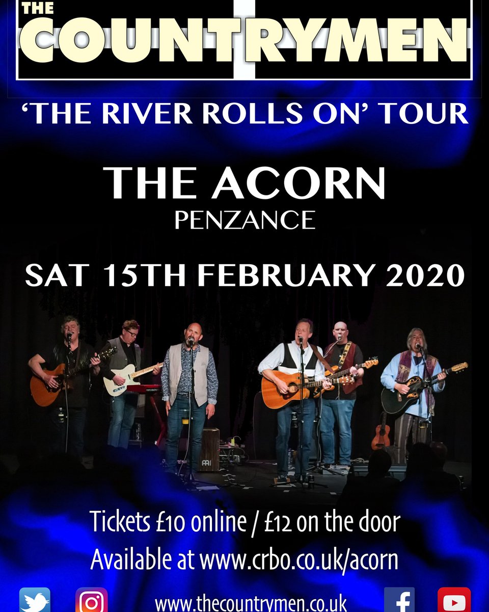 Countrymenband's tweet photo. Just a week away from our second concert date this year and it's at the iconic Acorn Theatre in #penzance .  A light-hearted evening of Cornishness! Please spread the word. 
#penwith #cornishmusic #Cornwall #cornishfolk https://t.co/DrvvJgpdc6