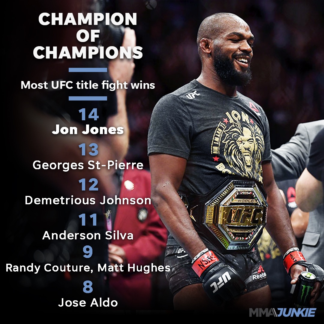 Jon Jones stands alone in history. #UFC247