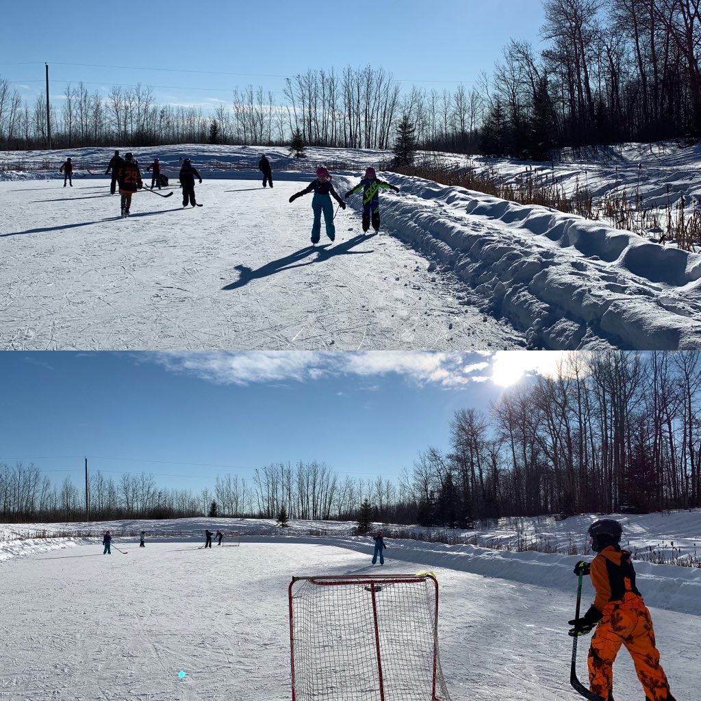 Beautiful day outside #skidooing#skating #laclabiche