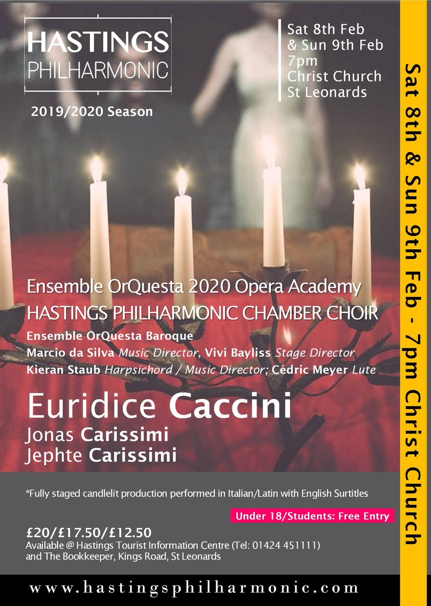 Ensemble_OrQ's tweet photo. Congratulations to our Ensemble OrQuesta Academy cast on a fantastic performance of #Euridice, #Jonas & #Jephte last night!
Thank you to the @HastingsPhil Chamber Choir for inviting us to @ChChStLeonards! We're excited for the second performance at 7pm!
#HPCaccini • TONIGHT! https://t.co/7nyDs9sCdV