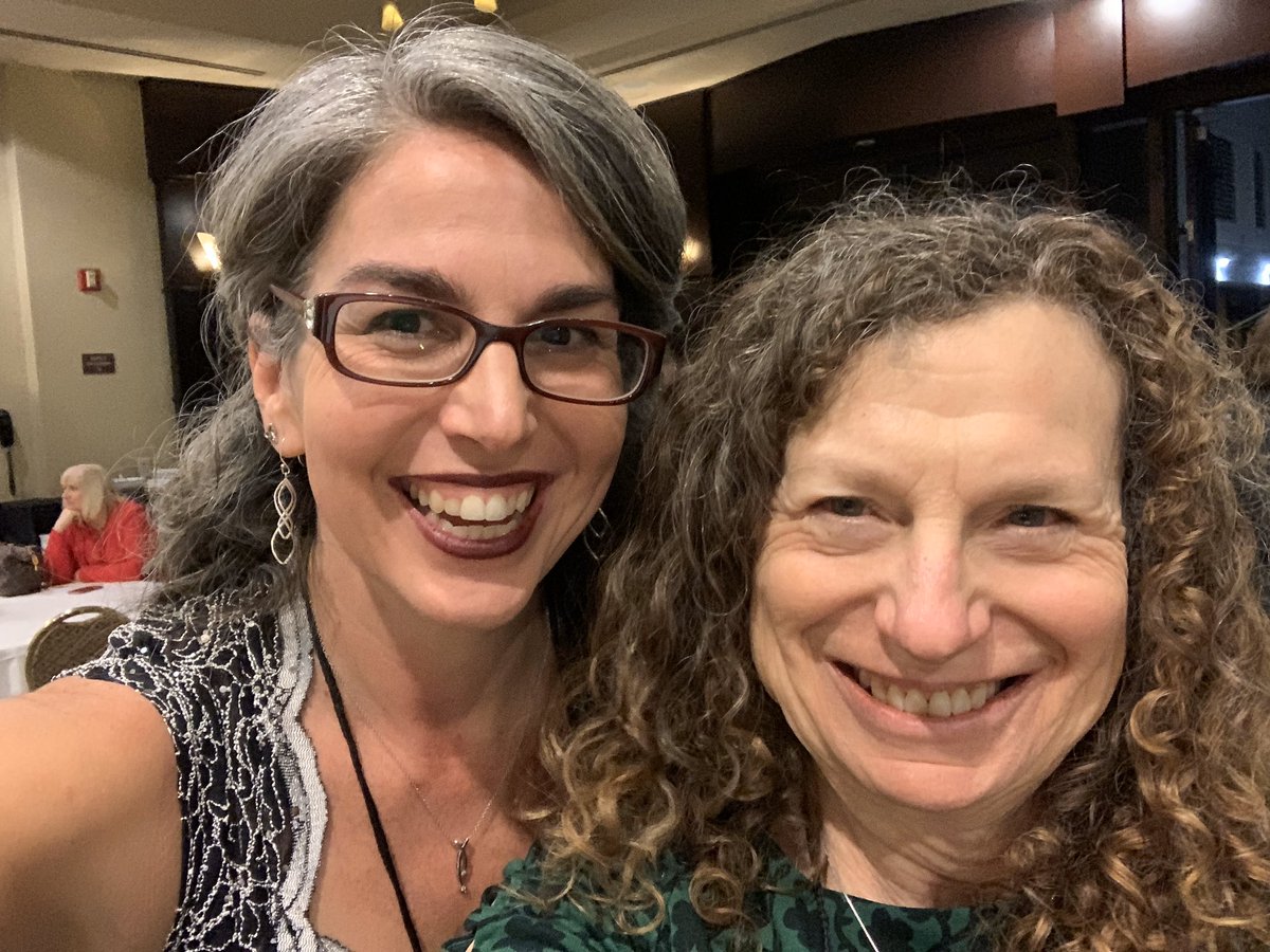 jane_librarian's tweet image. Hanging out with #4csla’s new Madam President, the awesome @KatieJMcNamara #csla20 #calibchat