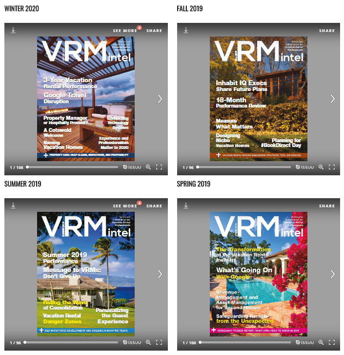 If you're new-ish to the #vacationrental #shorttermrental industry &amp; want to get up to speed, check out vrmintel.com &amp; VRM Intel Magazine. Our 1300+ web articles and 18 mags will quickly catch you or your new team members up. vrmintel.com/vrm-intel-maga…