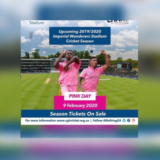 afrikatau's tweet photo. Today we saddled up to give a ride to Breast Cancer survivors #Pinkday #WanderersStadium #SAvsEngland #Pindrive #WewillbeatCancerOneday https://t.co/BiToutwDWn