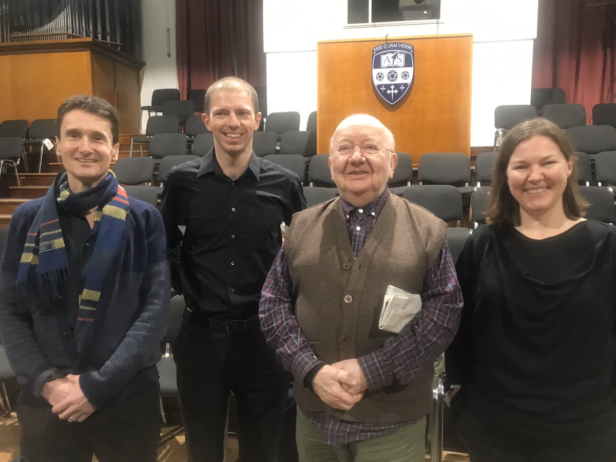 French Horn tweet! Here’s some of our section with the legendary Tony Halstead who came to our concert in Ashstead last night! <a href="/WhitehallOrch/">The Whitehall Orchestra</a>