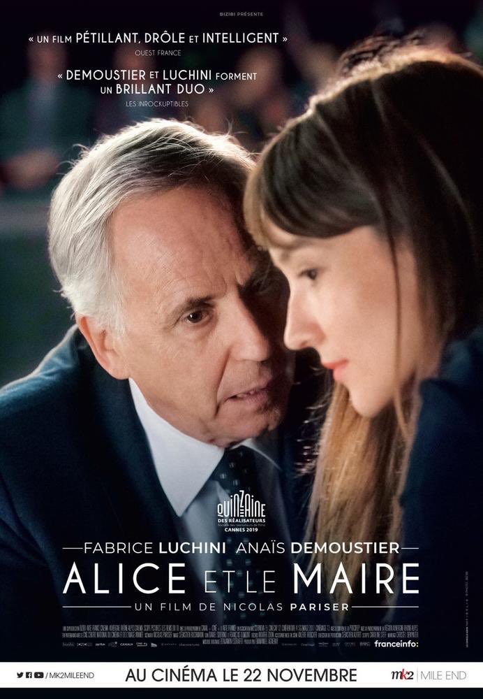 Politique et cinéma : #Aliceetlemaire est à l’image de son scénario sur le monde trouble de la politique : séduisant, captivant mais qui tourne à vide. Beaucoup de réflexions mais pour quoi au final ? La dissociation de la pensée et du politique semble inévitable ? Intéressant !!