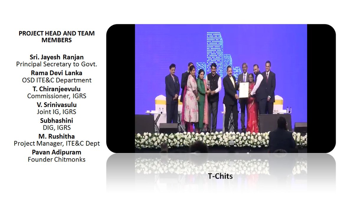THubHyd's tweet photo. An example for #Govts and #startups working together! #Telangana' T-Chits receives gold award in "Excellence in Adopting Emerging Technologies", at 23rd National Conference on #eGovernance. #Lab32 @jayesh_ranjan @ramadevi_lanka @ChitMonks @AdipuramP
#NCeG2020
#InnovationEcosystem https://t.co/5gDzgOYMdP