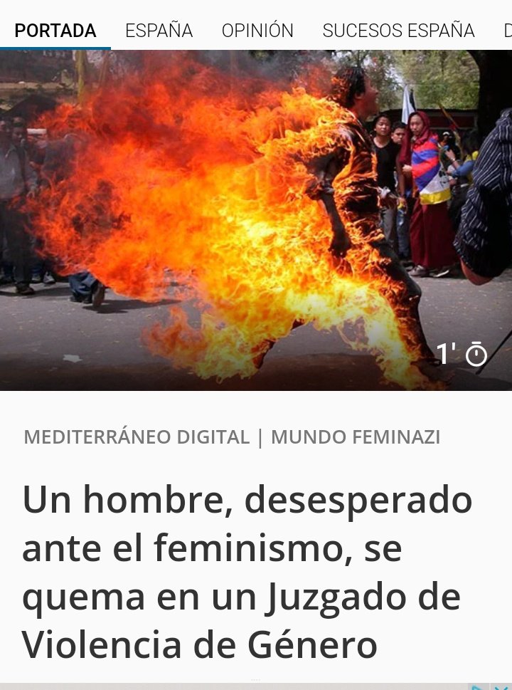 HoraDeAnimarse's tweet photo. @IreneMontero 18 denuncias falsas por maltrato. En Jaén un hombre se ha prendido fuego frente al juzgado por la impotencia.
Nos queremos "poco hechos". https://t.co/C0kZHK9AS9