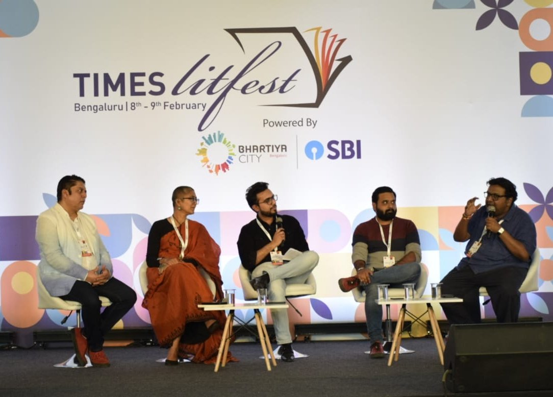 timeslitfestblr's tweet image. An interesting session on How not to kill the thrill in thriller novels with @ashwinsanghi @ThePiyushJha @kevin_missal @CoelhoVenita @sudeepnagarkar at @timeslitfestblr 
#TimesLitfestBlr #TimesLitfest #TLFBlr #TLFBLR2020 #literature