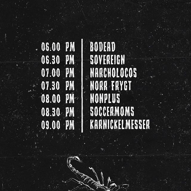 . Foolproof &amp; YK Booking Presents: TOTAL DAMAGE Vol.3 . . NONPLUS SOCCERMOMS KARNICKELMESSER NORR FRYGT NARCHOLOCOS SOVEREIGN BODEAD . . Sunday 16 February 2020 At DC Milk Cafe Yogyakarta 6pm-10pm Entry 15k ALL AGES . . Make sure… ykbooking.wordpress.com/2020/02/09/foo…