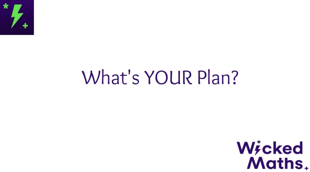 WickedMaths's tweet photo. GCSE Maths Exams 2020...thousands of students enter their exams without a plan.

Even having a bad plan is better than having no plan - students who think they are part of a process out-perform those who do not think they're part of a process...even if there is no process! https://t.co/5nPSLIM1wZ