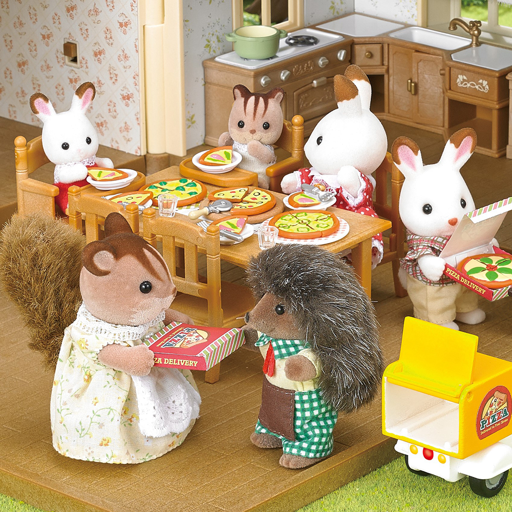 sylvanian families pizza