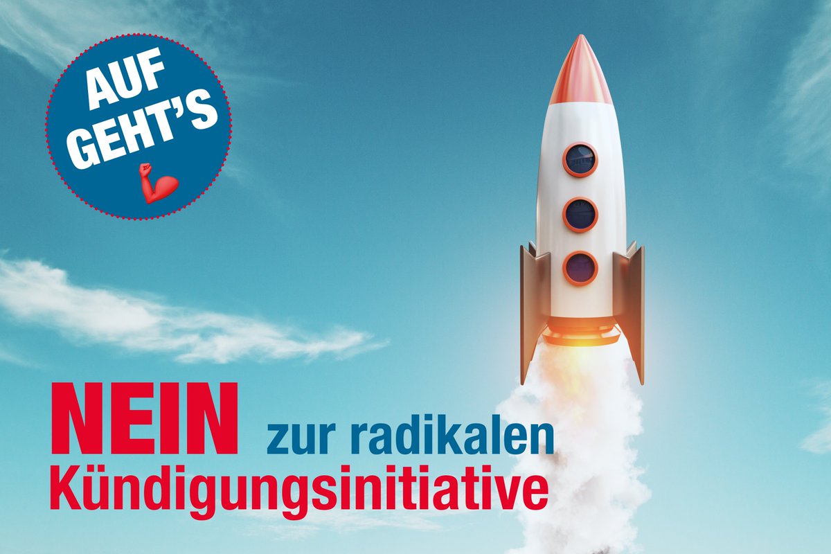 3, 2, 1, ... und los gehts mit dem wichtigsten Abstimmungskampf des Jahres! <a href="/starkvernetzt/">stark+vernetzt</a> startet die NEIN-Kampagne gegen die radikale #Kündigungsinitiative (#Begrenzungsinitiative). Mehr Infos laufend unter: kündigung-nein.ch