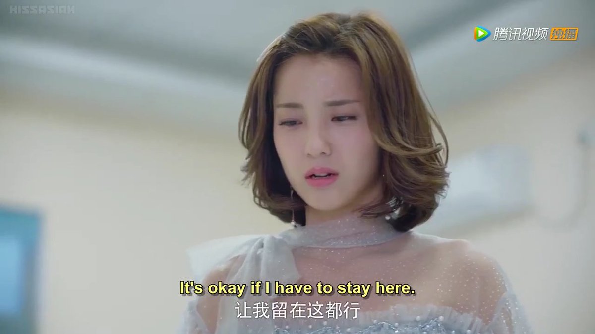 Wo xihu aai ni It took a long time but she did it  the moment where only xiaoqi can save him and this alien girl putted her whole body and soul to save him  lost powers as well Also  #MGIAA has A1 sad scenes  #MyGirlFriendIsAnAlien  #WanPeng