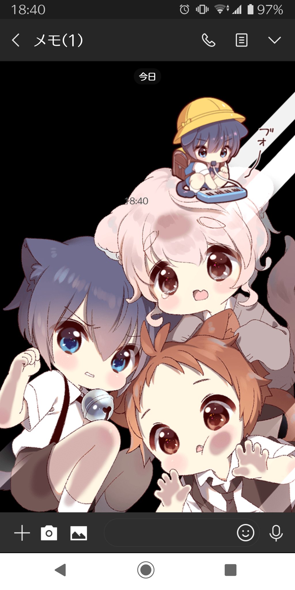 珠羅 台詞制作課 可愛すぎません Line開く度に尊いよ はしもきくりさんマジで神 Lineスタンプも可愛いし 壁紙も可愛い 猫耳ショタすこ T Co Gvs2cks24e Twitter