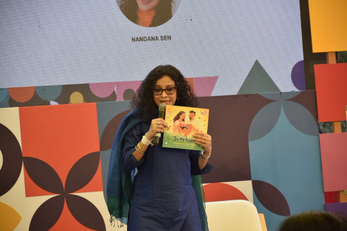 timeslitfestblr's tweet image. Such a beautiful interactive session about &quot;In my heart: Different Ways Families Are Born&quot; By @nandanadevsen 
@timeslitfestblr 

#TimesLitfestBlr #TimesLitfest #TLFBlr #TLF2020
