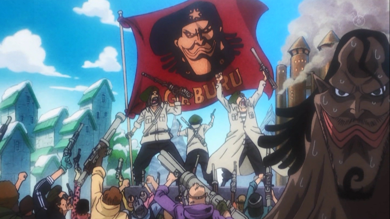 嘲笑のひよこ すすき One Piece 第921話 豪華絢爛 ワノ国一の美女 小紫 より 短期集中表紙連載 カリブーの新世界でケヒヒヒヒ をダイジェストで放送 1 3 カリブーの新世界でケヒヒヒヒ Onepiece ワンピース アニワン T Co