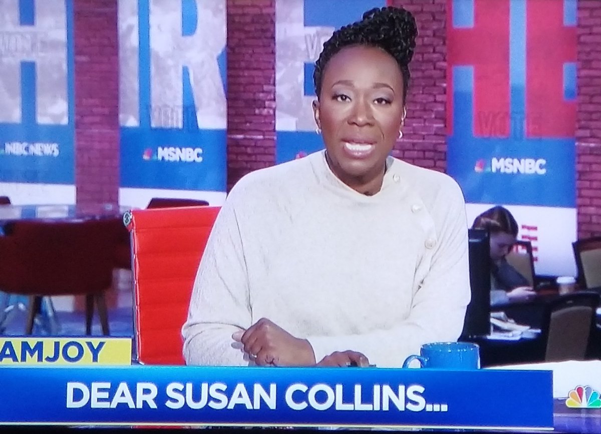 softspokn1's tweet photo. Sorry y'all....we already know #WhoWonTheWeek
#DearSusanCollins @amjoyshow #AMJoy #reiders https://t.co/cDYDwHCiO3
