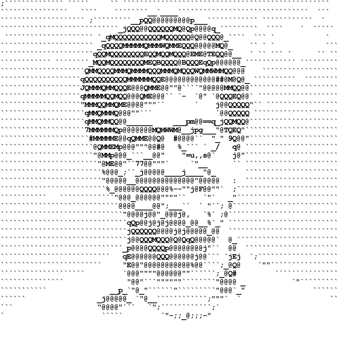 Alec Jacobson And Of Course Just Convert Images To Ascii Art Obligatory Self Portrait