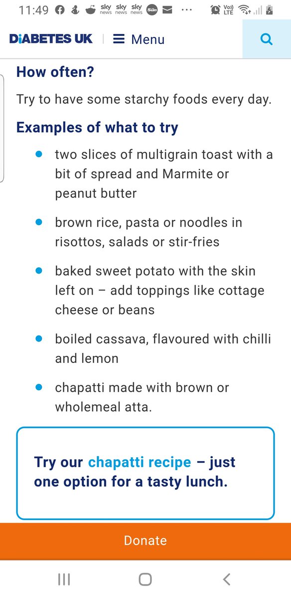 1) Today I've done a short experiment with the @NHSuk @DiabetesUK eating guidelines for prediabetic and #t2d. Going off results this will be my first and last day (14 days were planned).I want to stay in remission, dont want symptoms back or to go on meds.