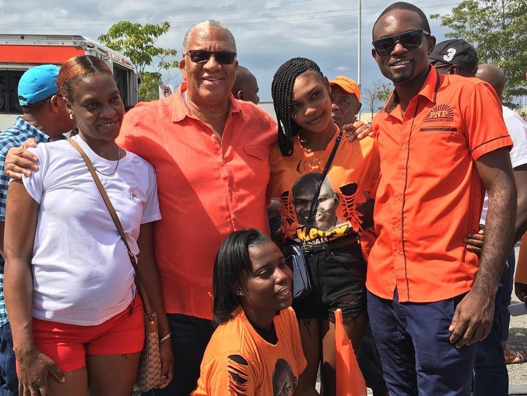 DrPeterPhillips's tweet photo. 📍West Central St. James with @drandrehaughton &amp; #TeamPNP #PNPBusTour #StrongAndReady https://t.co/Jy6Buay3bb