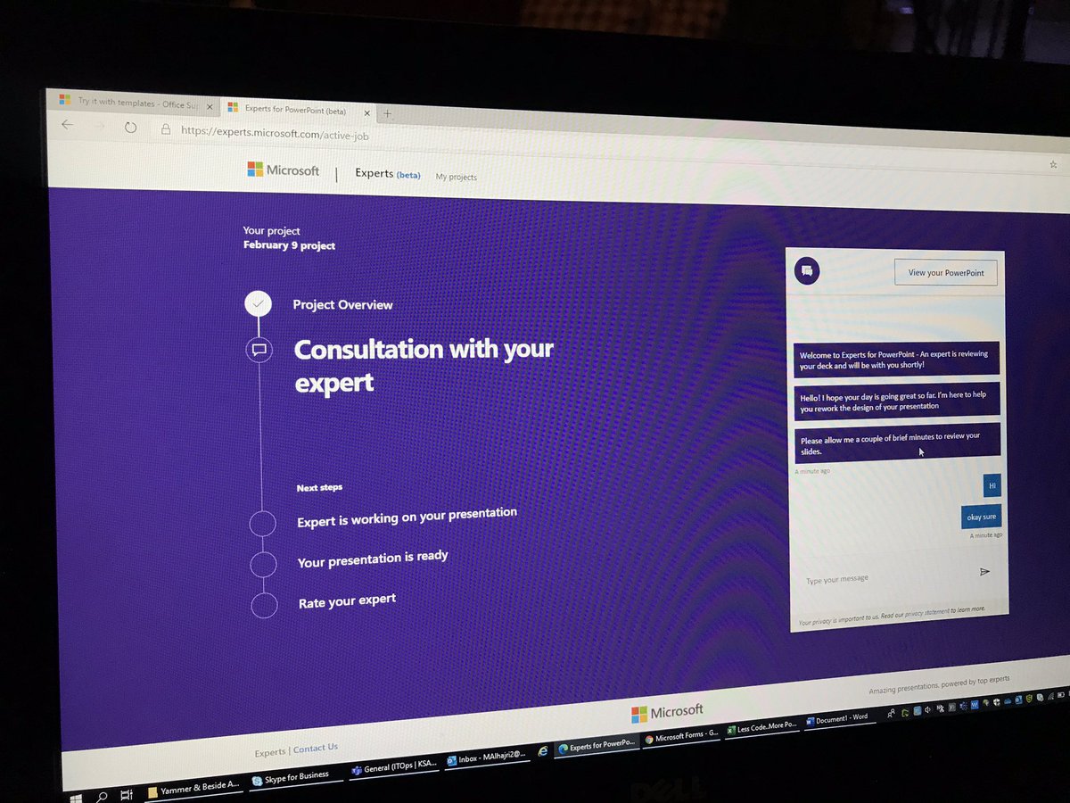MayAlhajri2's tweet image. Amazing presentations designed by top experts. Quickly connect you with the right expert. Free for a limited time ๐ Woow I realy like it ๐คฉ  #powerpoint #MicrosoftExperts #DidYouKnow @powerpoint