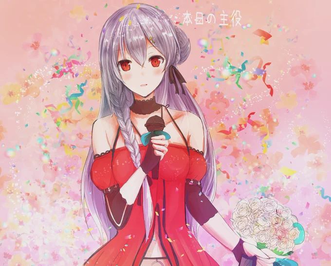#夜桜たま
#TamaArt 

ー夢幻の舞台(17.002)ー

光続けようあの星のように 