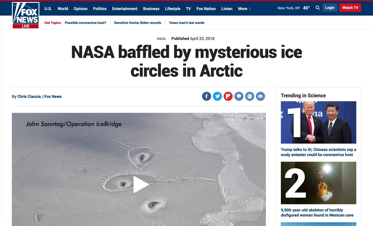 12. As shared in 2017, these crystals are also melting the ice from below and are what’s causing these giant holes to form, both in Antarctica and in the Arctic.
