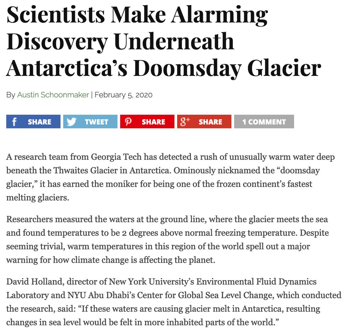 13. We're told that 'hidden volcanic activity' is melting Thwaites Glacier (The Doomsday Glacier) from below, but it could actually be connected to the activation of the crystals.Rising sea levels is used as a fear tactic.Not everything can be blamed on Climate Change either.