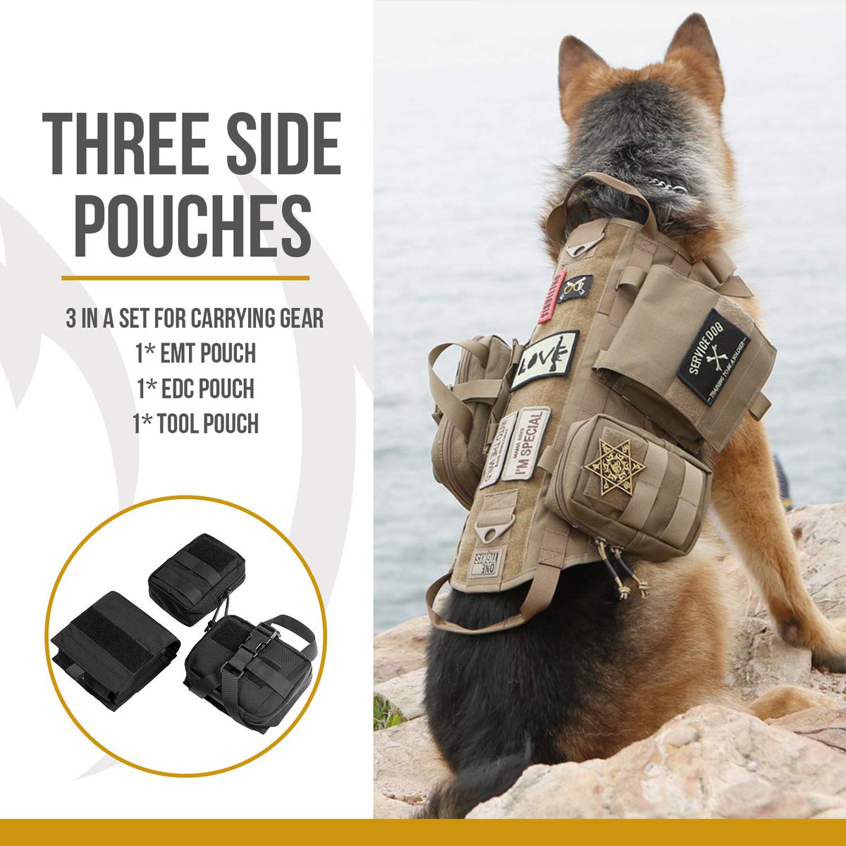 leerburg weighted dog vest