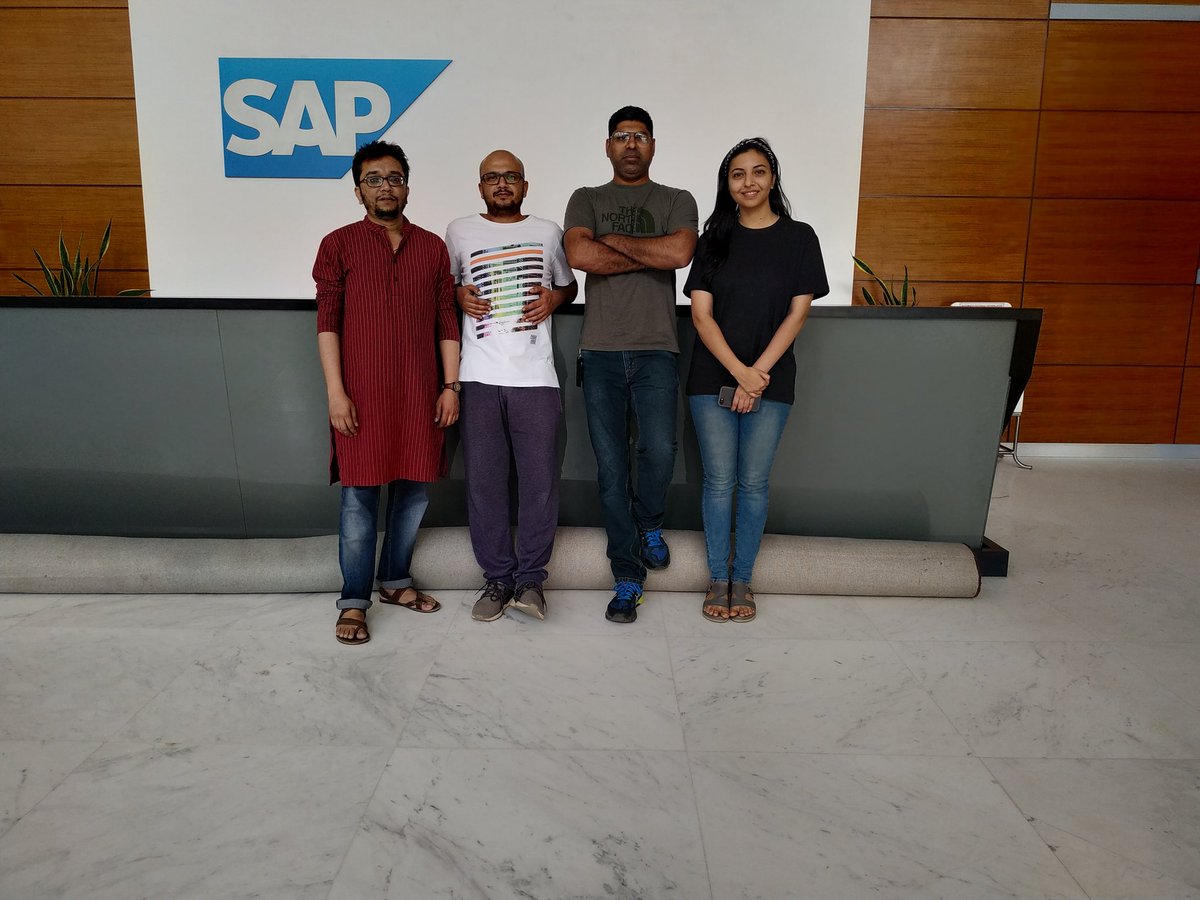 Indraneelkims's tweet image. #SAPLabs #DKOM2020 #Bengaluru @AarifRao @Hibaalam11