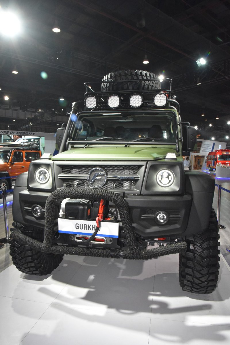 ForceGurkha4x4's tweet photo. Want to take your Gurkha to the next level? This is what a fully customized Gurkha looks like!
A mean machine that's ready for every terrain.
Drop by our stall and have a look at this beast! #AutoExpo2020 #AE2020 #FMLAtAE2020 #NextGenMobilitySolutions https://t.co/PnlnNiquxC