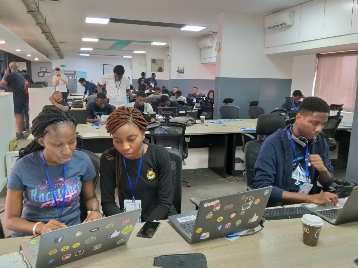 UNODC_Nigeria's tweet photo. Happening Now in Lagos! The 2nd national #Hackathon4Justice gradually drawing to a close as young coders network as a prelude to the final verdict of #Education4Justice #Act4RuleOfLaw and promote #GlobalGoals @Andela @Facebook @UN_Nigeria https://t.co/0AAPSYM8d2